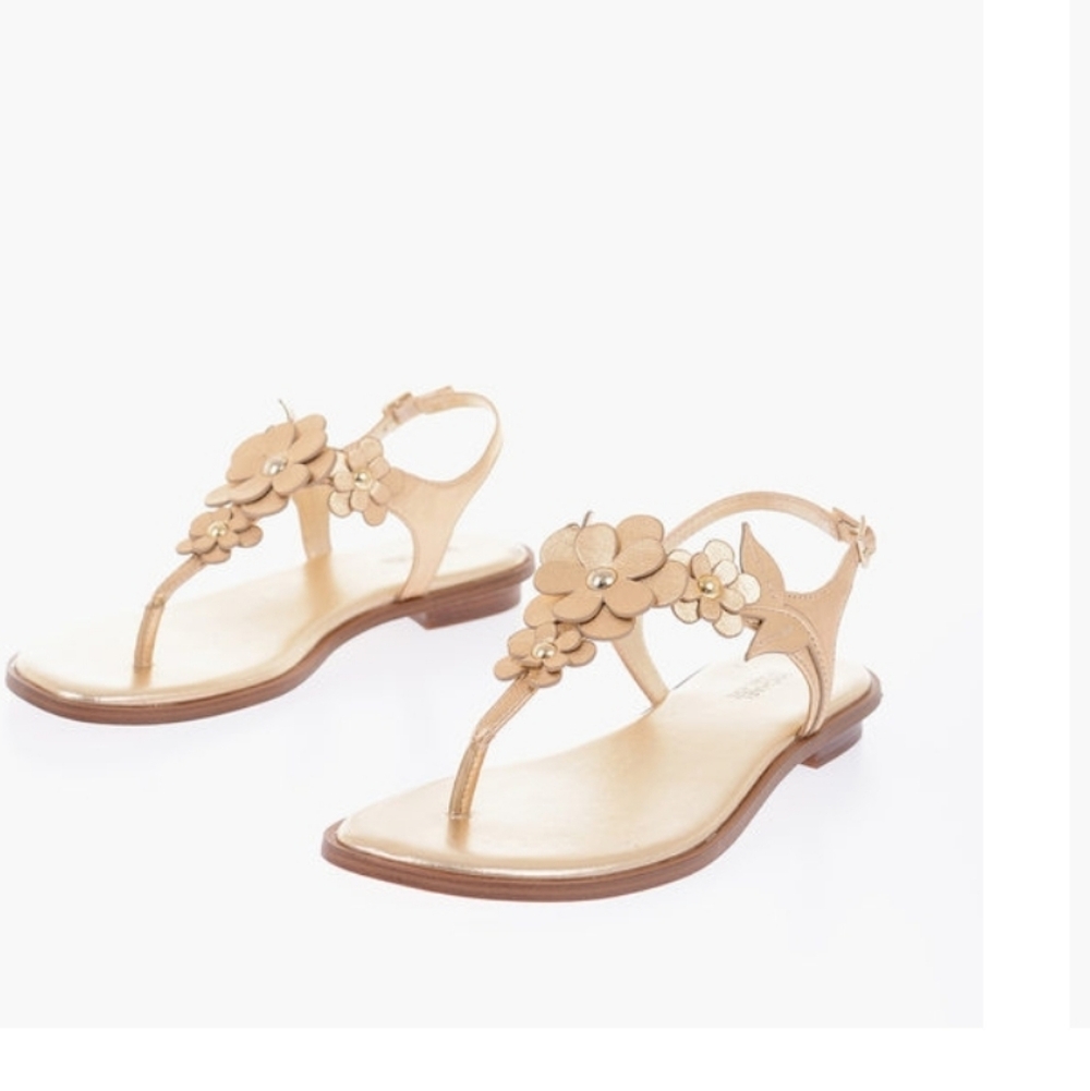 Michael Kors Floral Coral Sandals - Picture 2 of 9